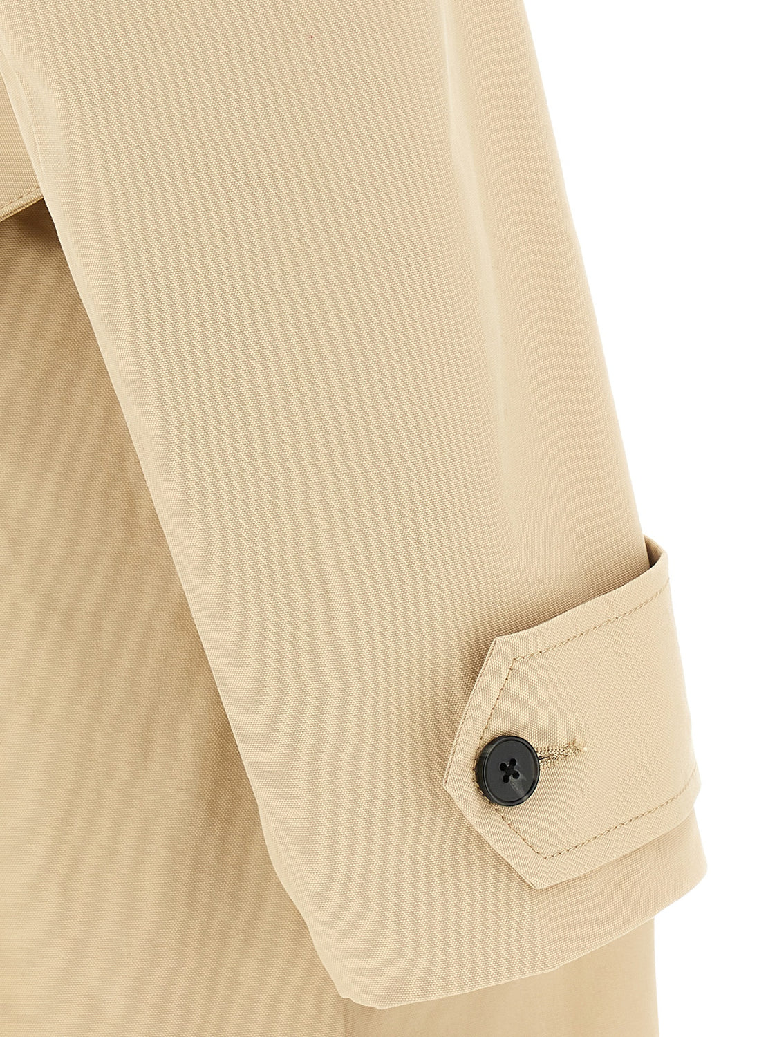 Beige Cotton Coat