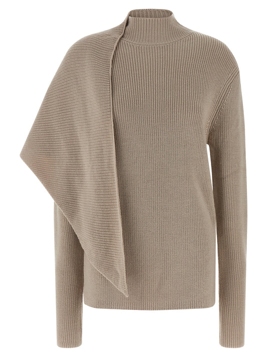 Beige Wool Cardigan