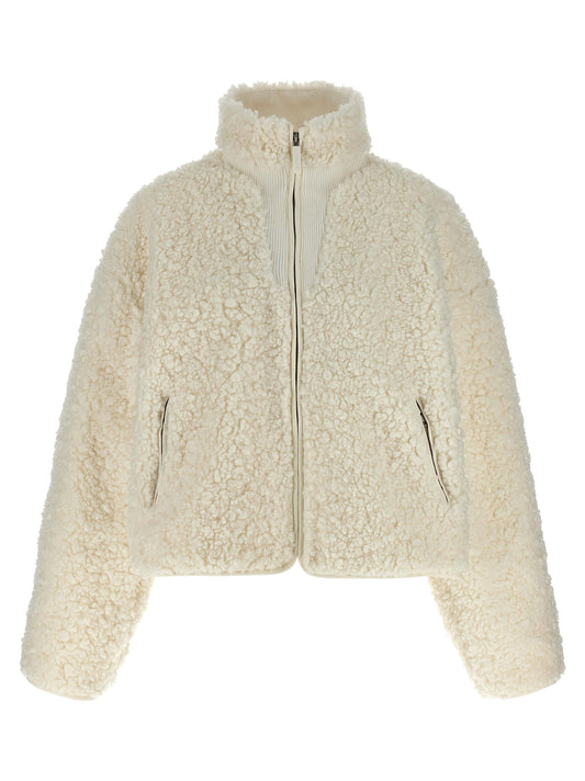 White Polyester Jacket