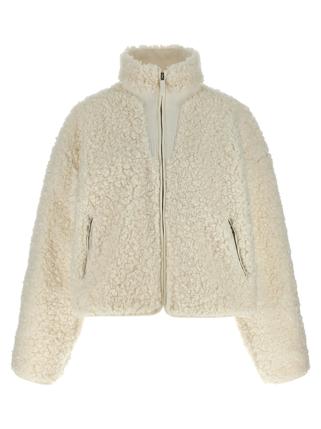 White Polyester Jacket