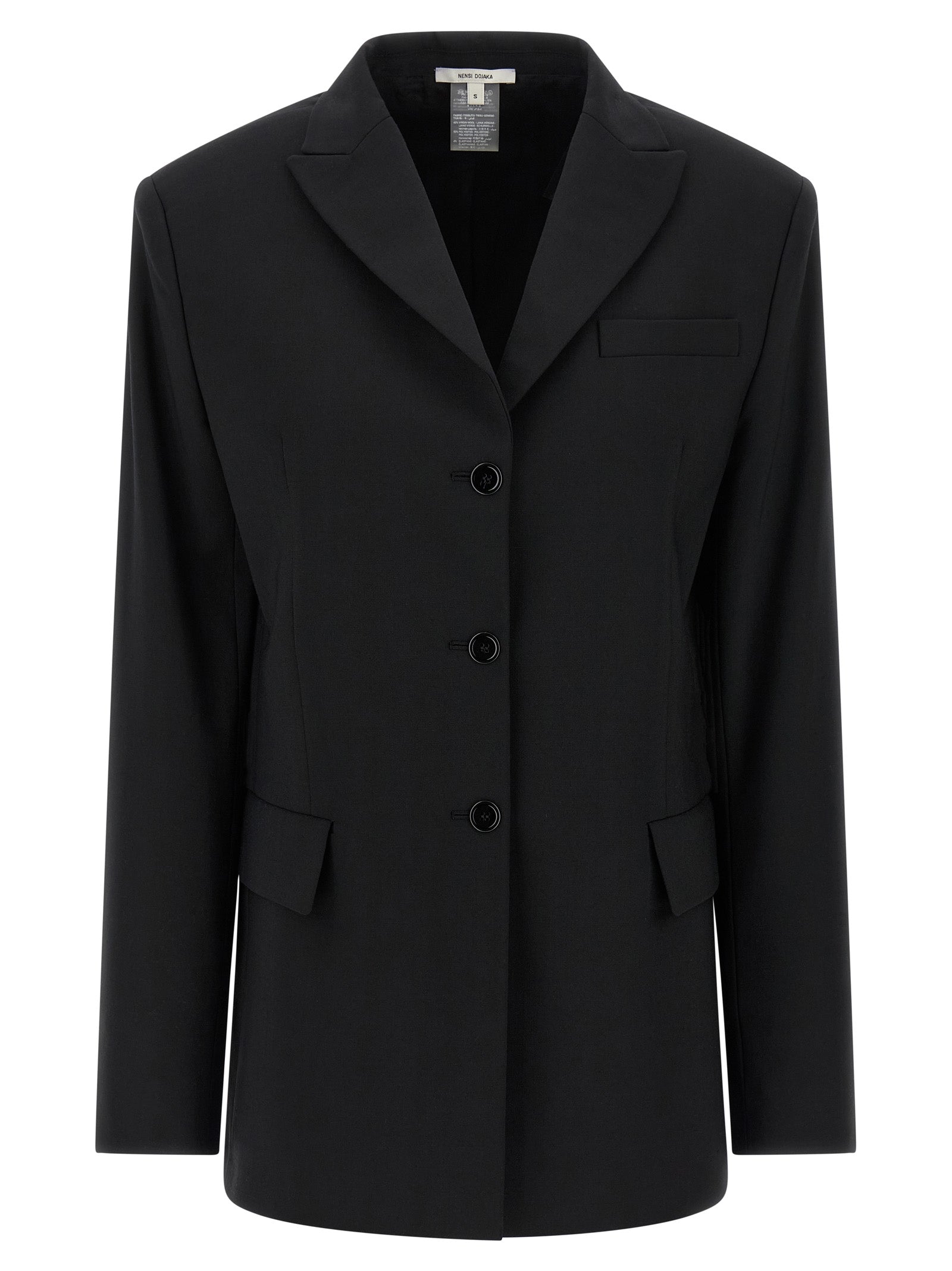 Black Virgin Wool Blazer