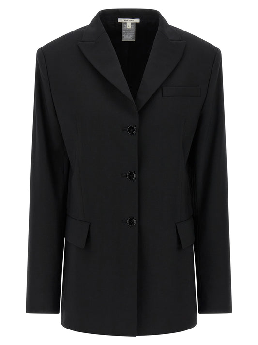 Black Virgin Wool Blazer