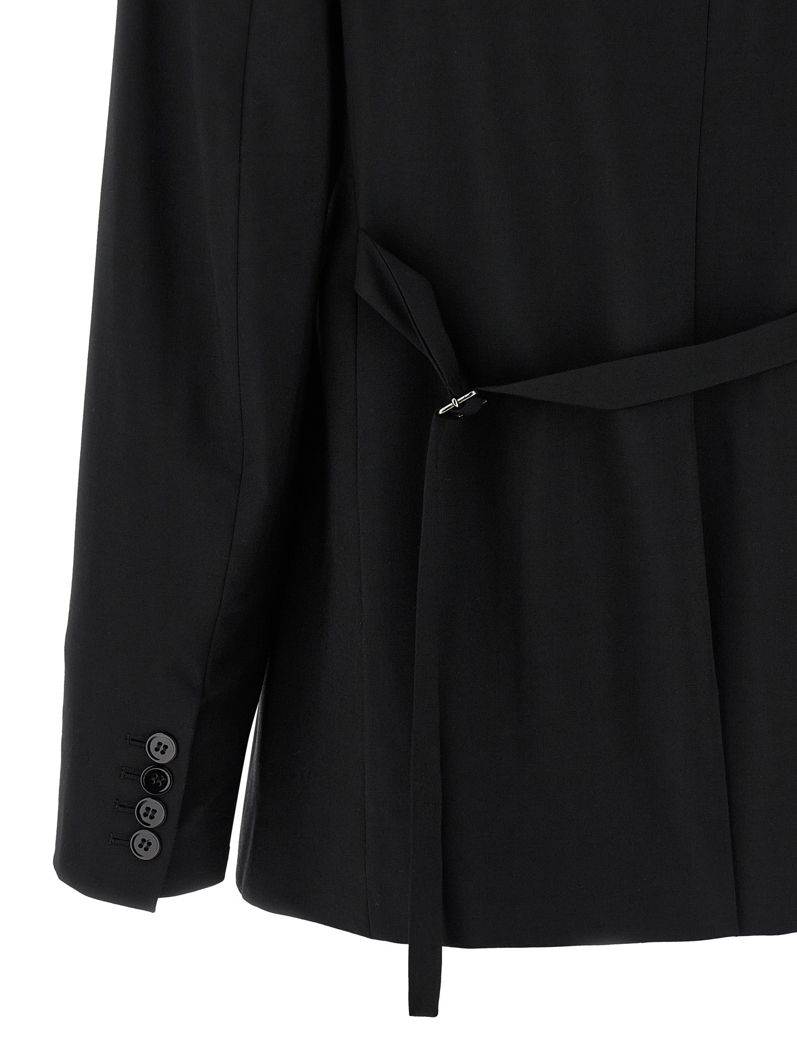 Black Virgin Wool Blazer