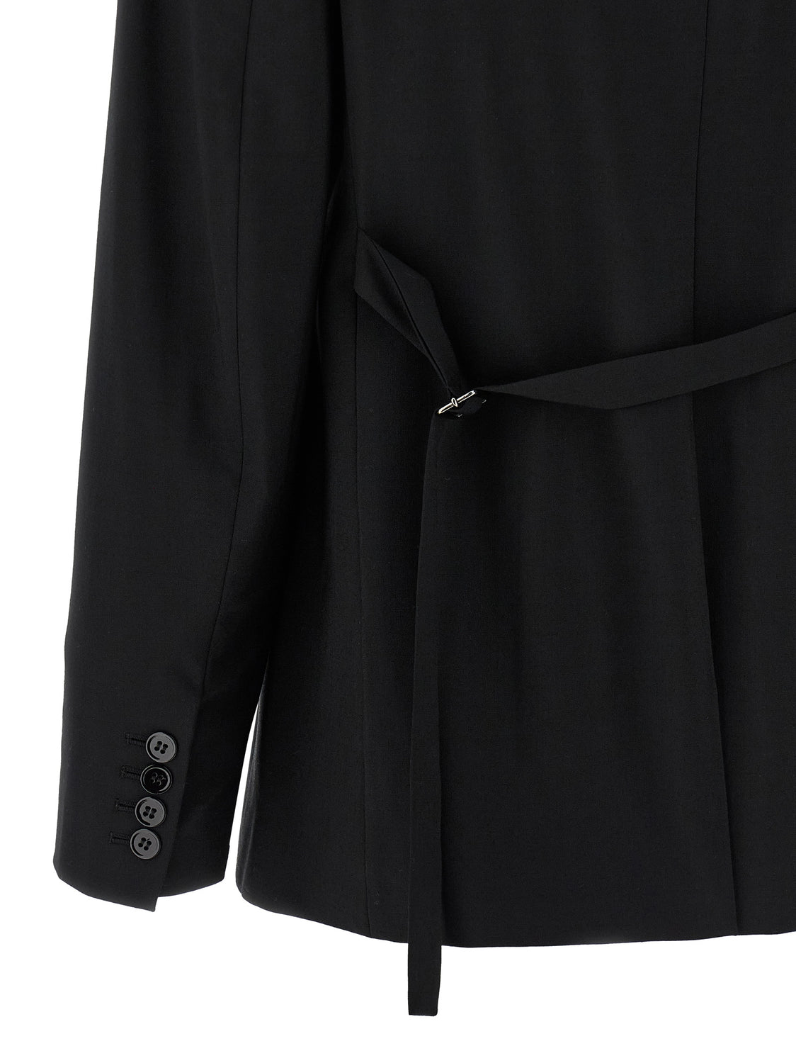 Black Virgin Wool Blazer
