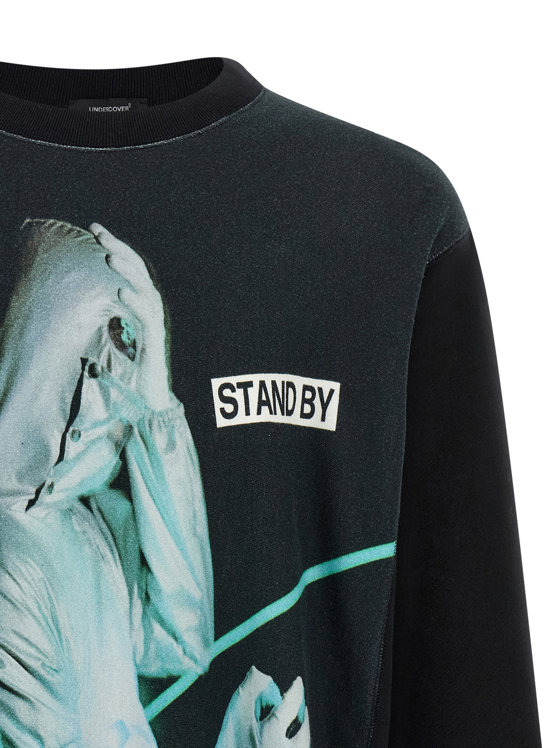 Black Cotton Sweatshirt