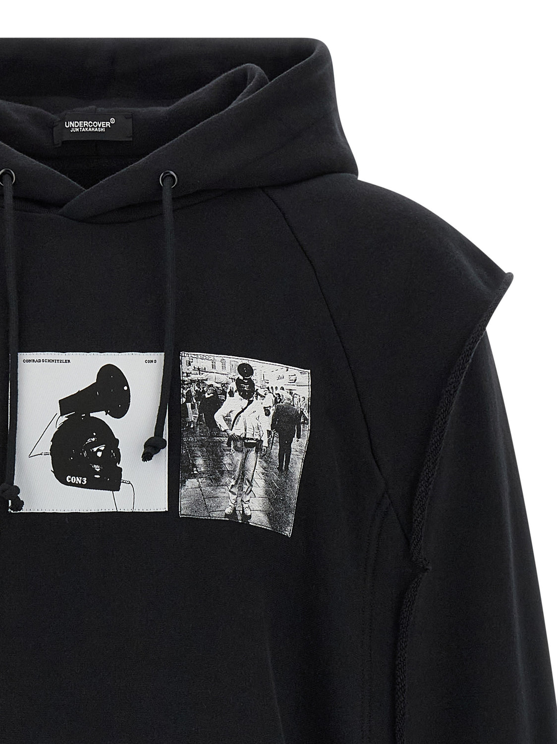 Black Cotton Sweatshirt