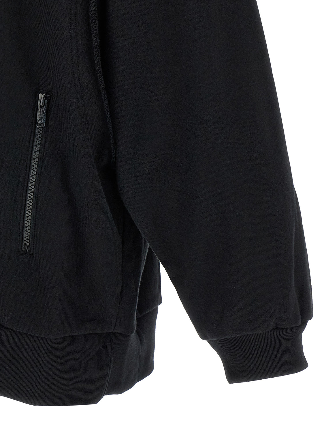 Black Cotton Sweatshirt