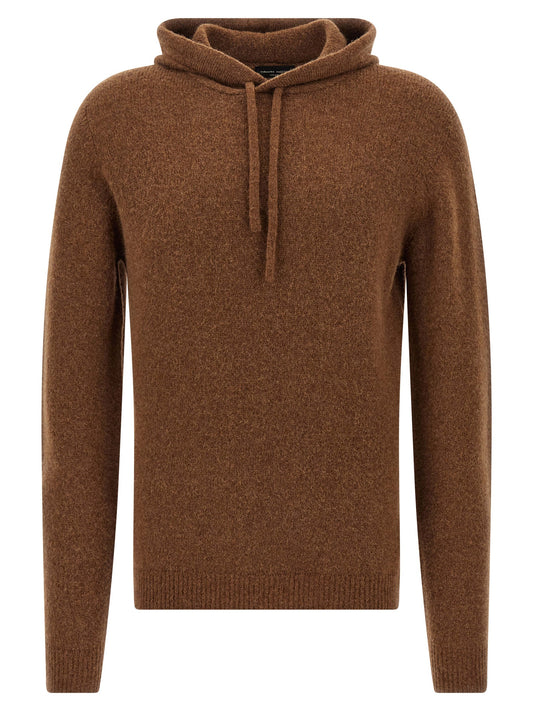 Brown Virgin Wool Cardigan