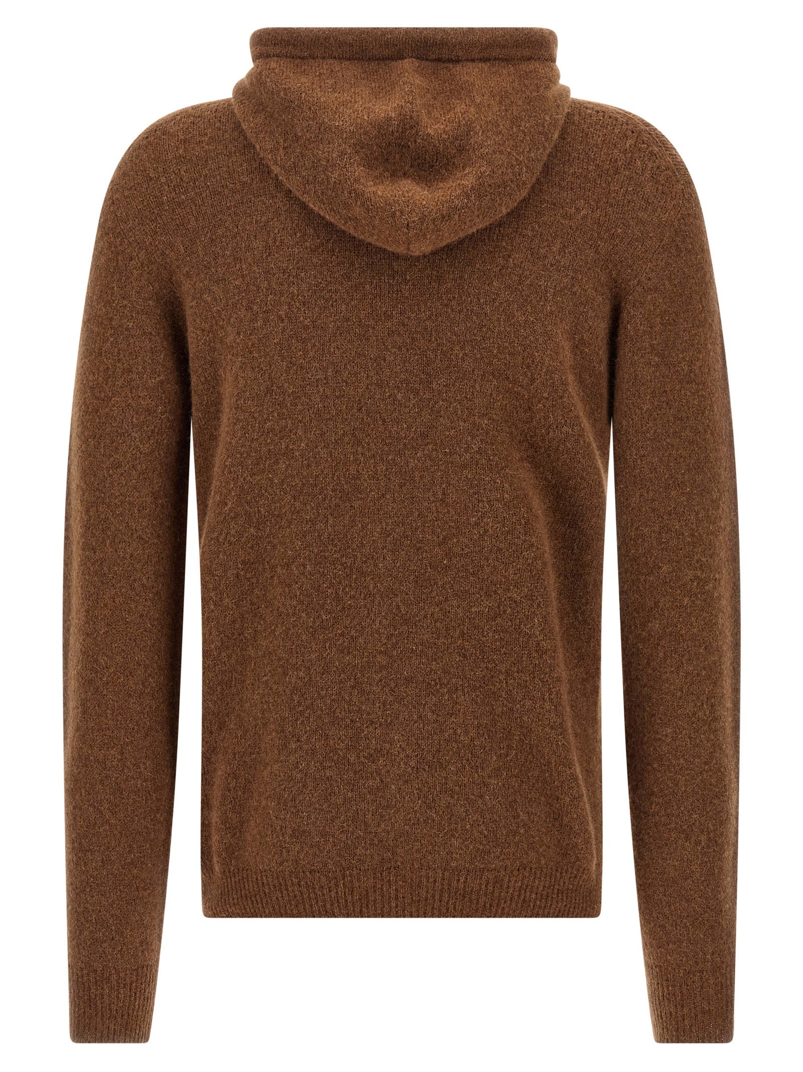 Brown Virgin Wool Cardigan