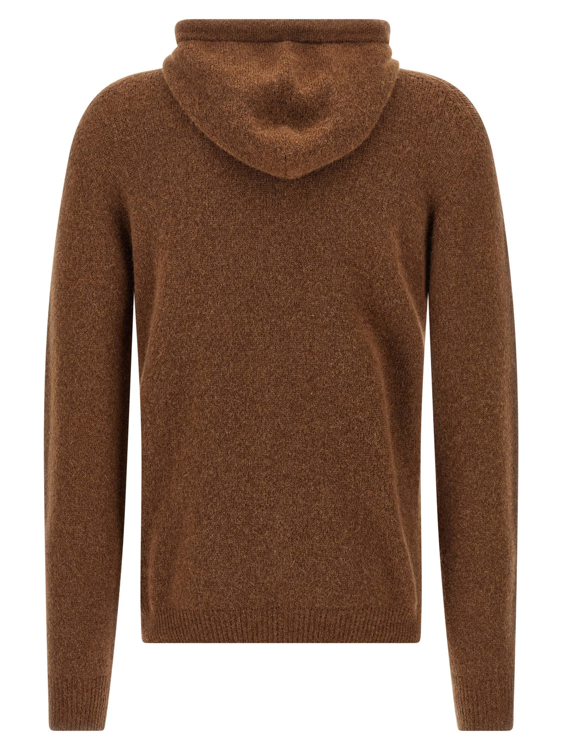 Brown Virgin Wool Cardigan