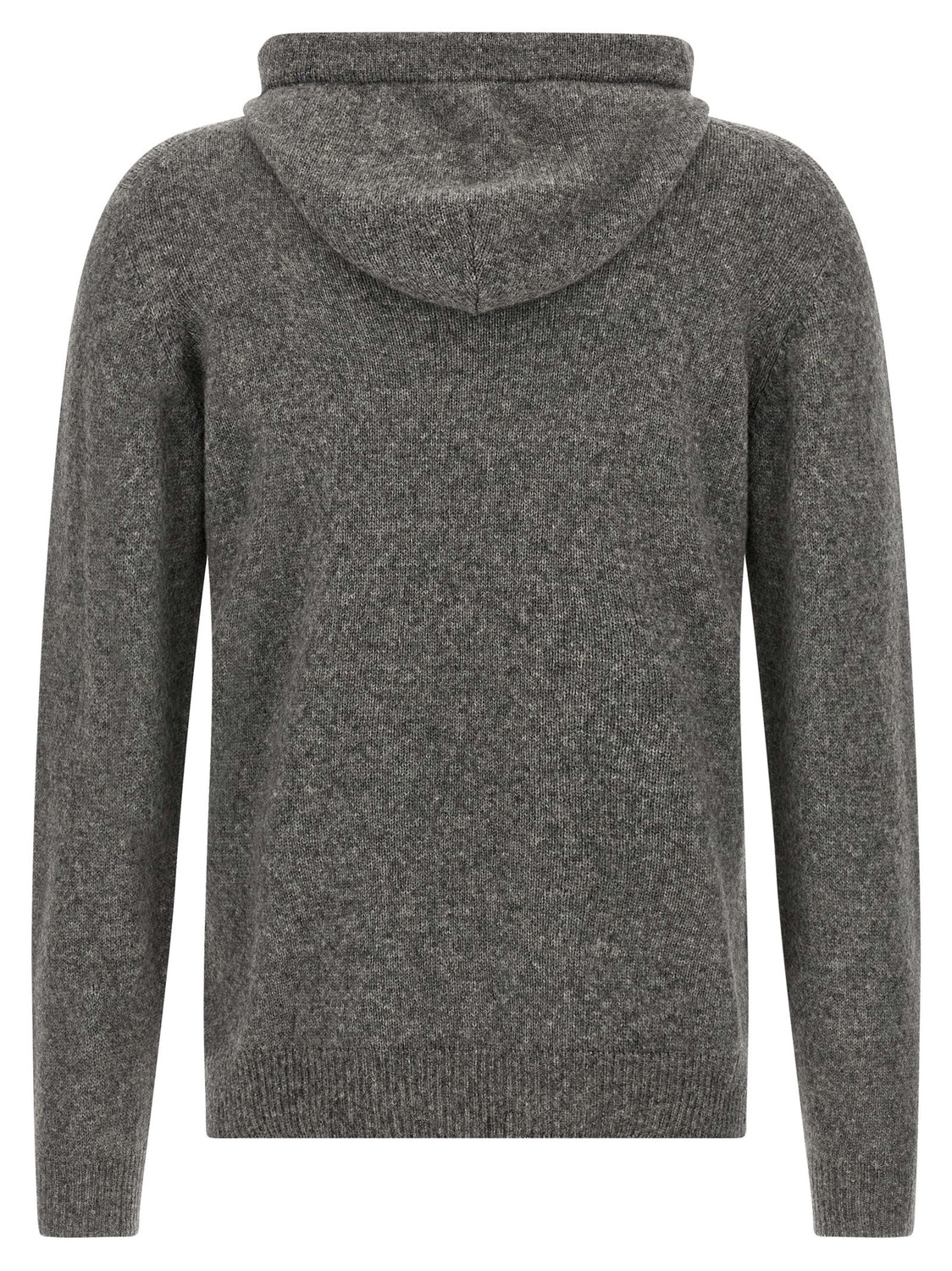 Gray Virgin Wool Cardigan