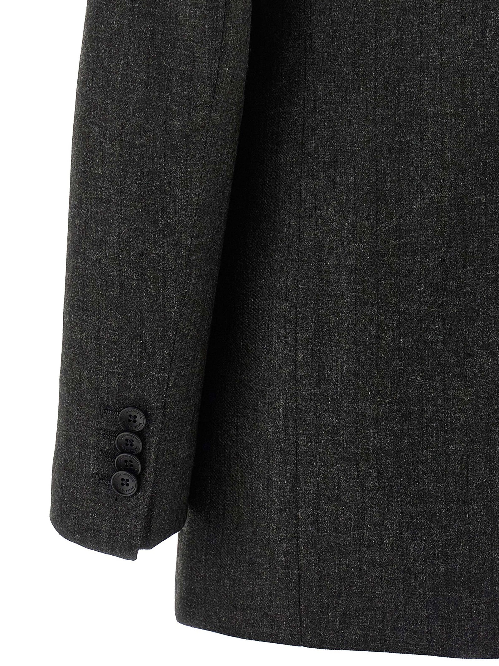 Gray Viscose Two-Piece Suit