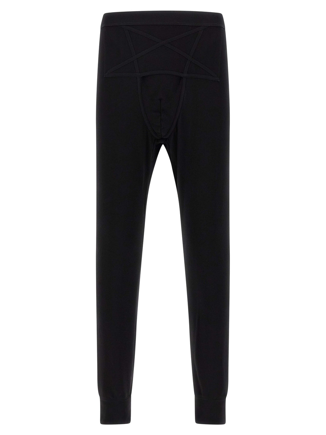 Black Wool Leggings