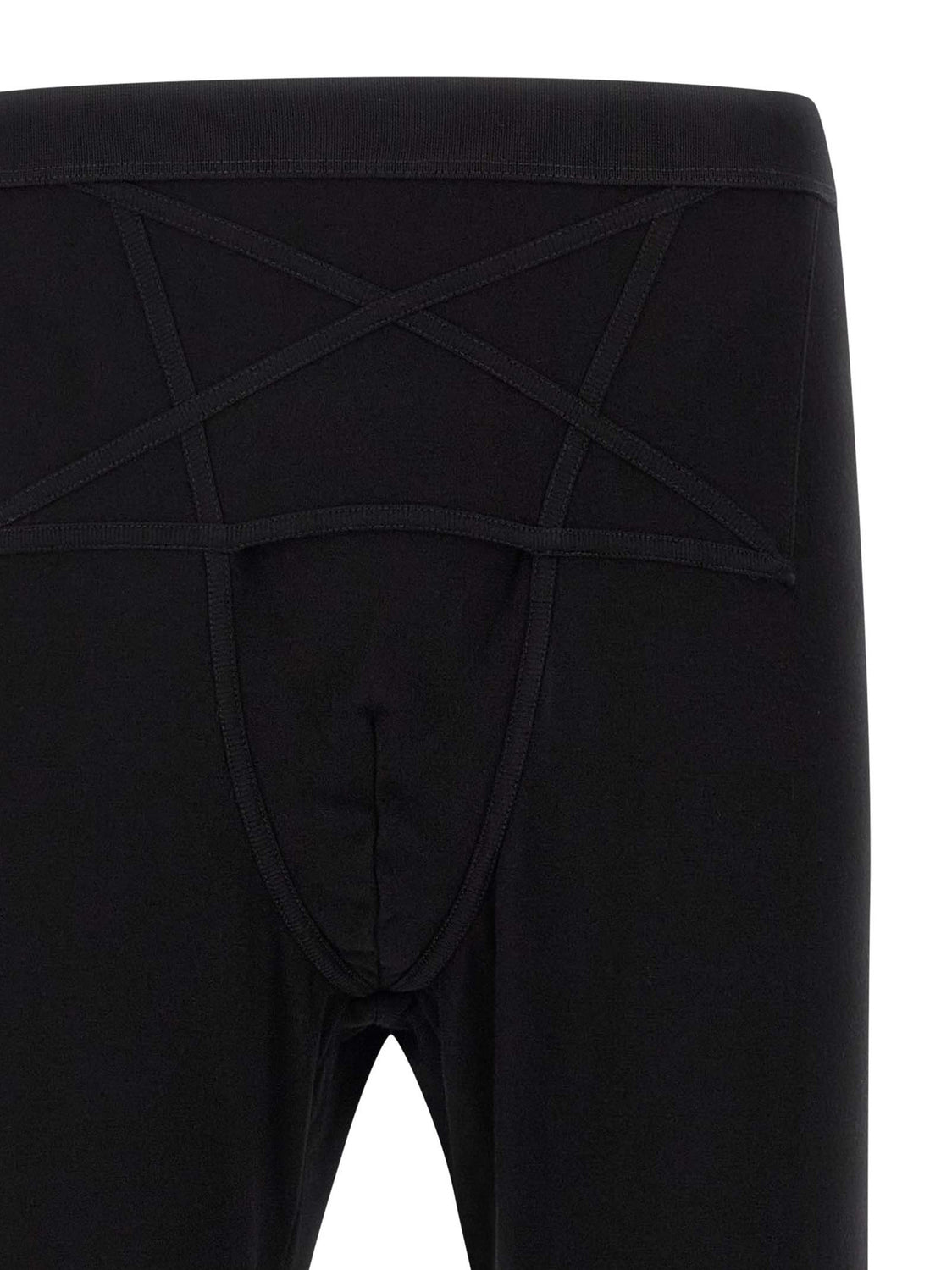 Black Wool Leggings