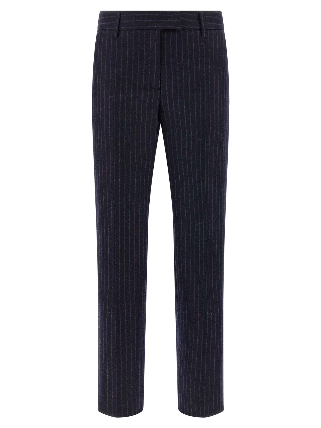 Blue Virgin Wool Dress Pants