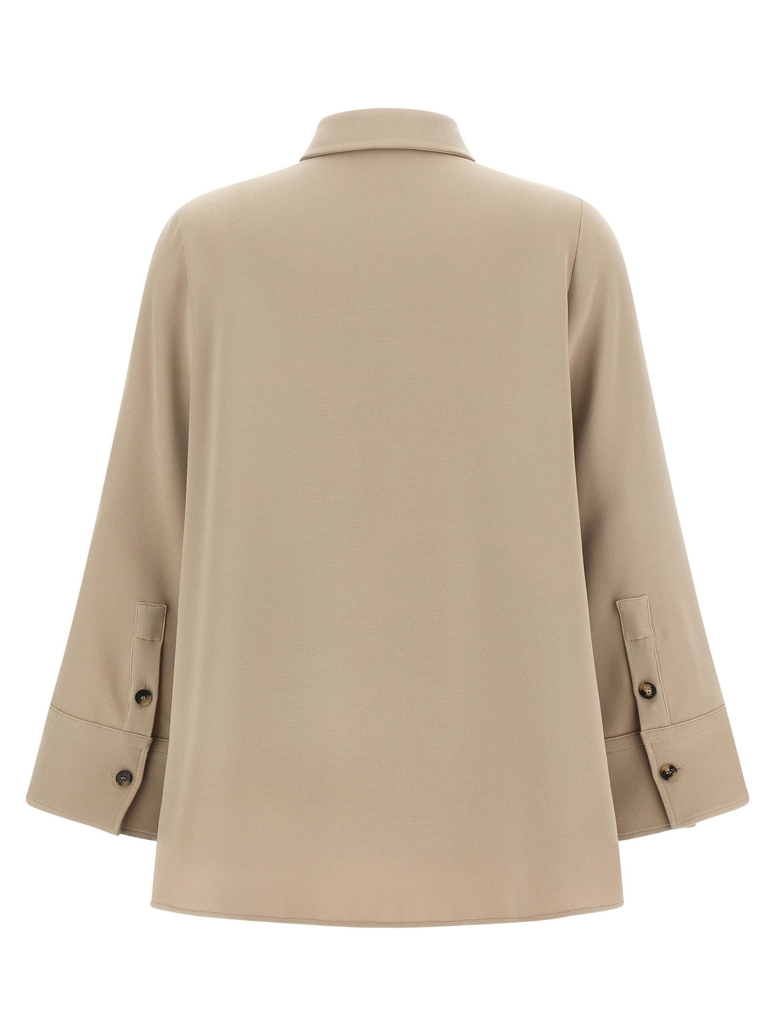 Beige Triacetate Blouse