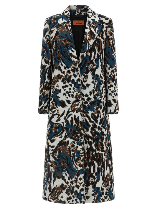 Multicolor Wool Coat
