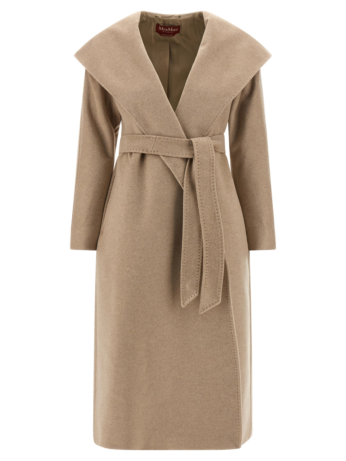 Beige Cashmere Coat