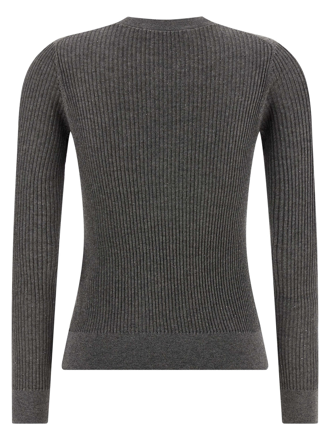 Gray Silk Cardigan