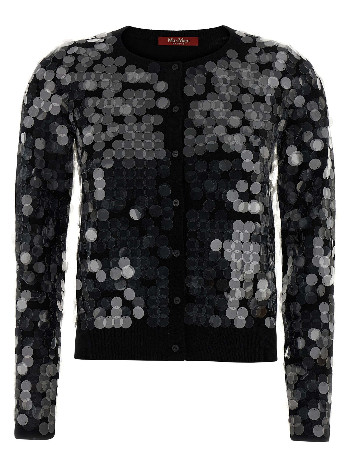 Black Virgin Wool Cardigan
