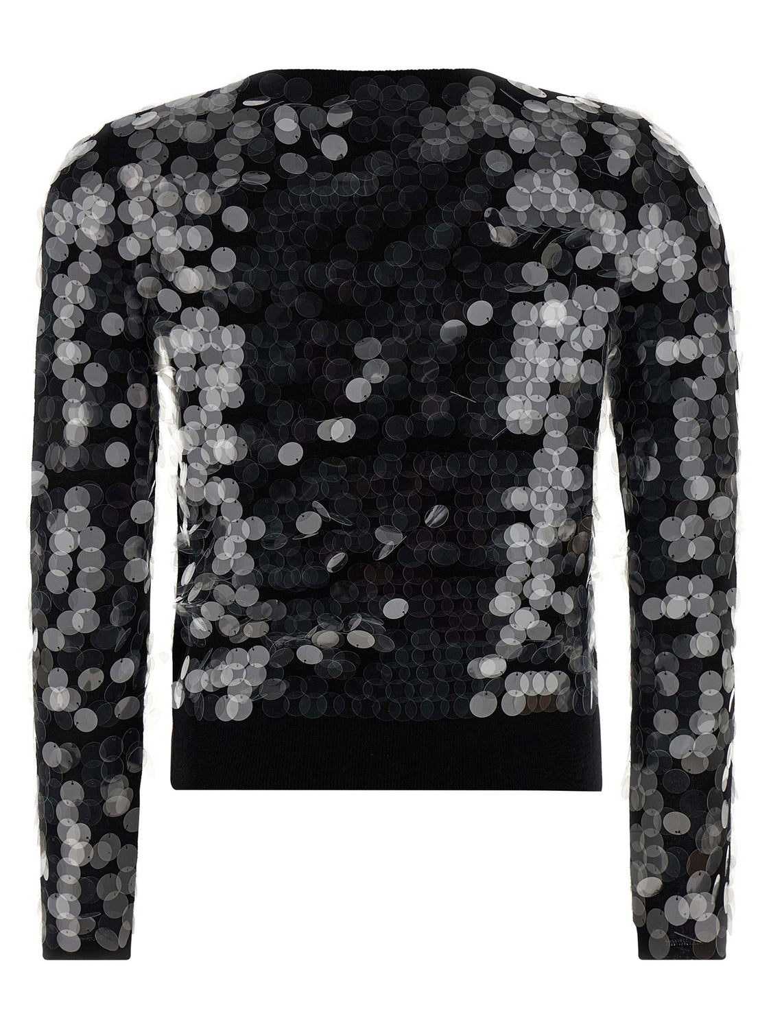 Black Virgin Wool Cardigan