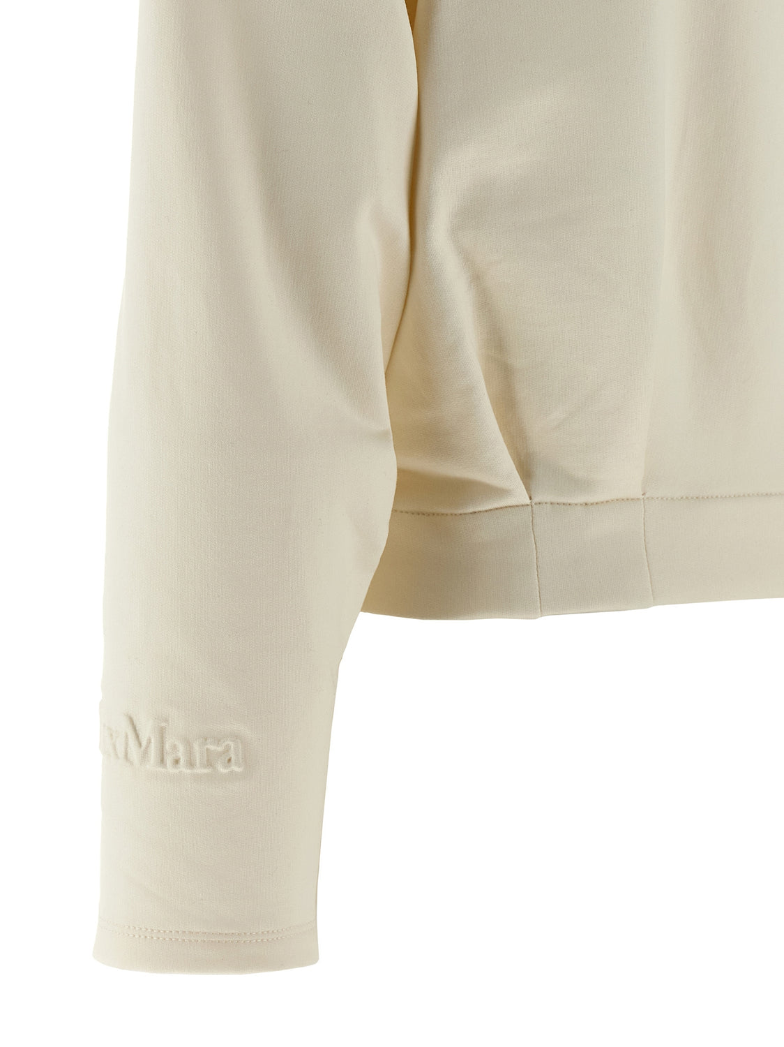 White Silk Sweatshirt