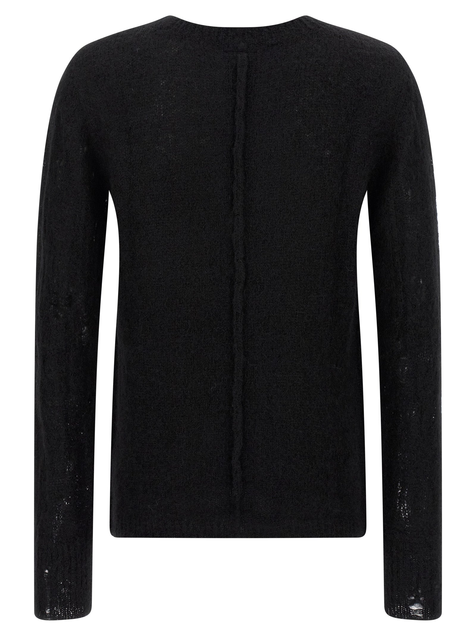Black Wool Cardigan