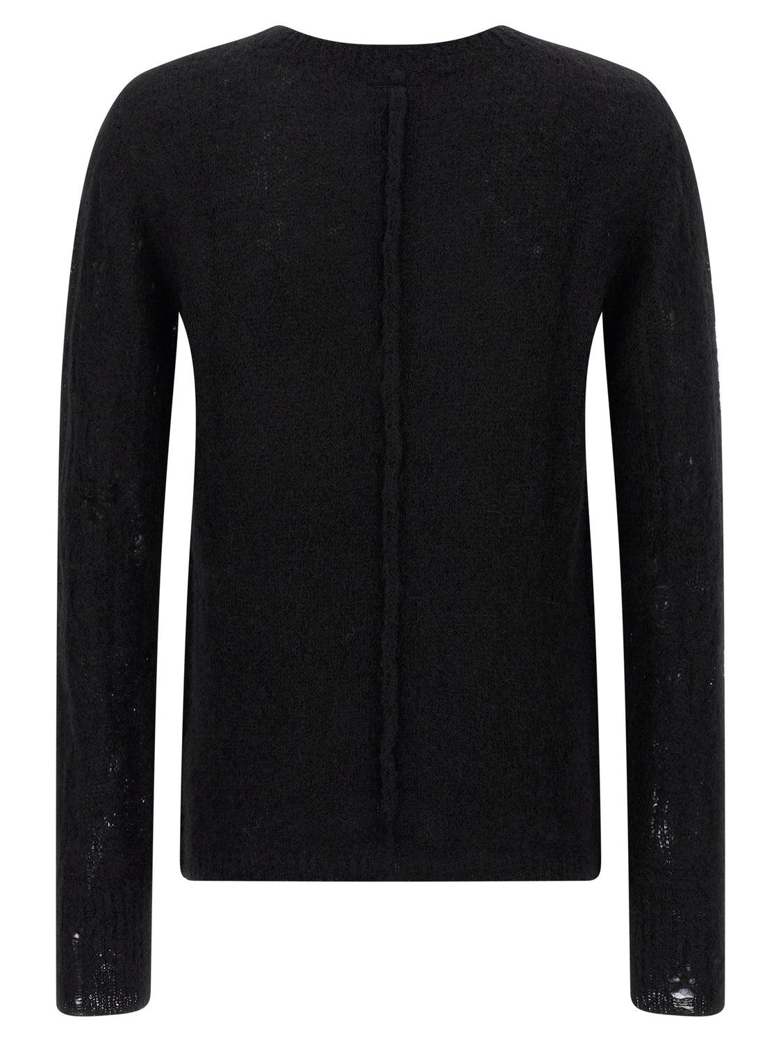 Black Wool Cardigan