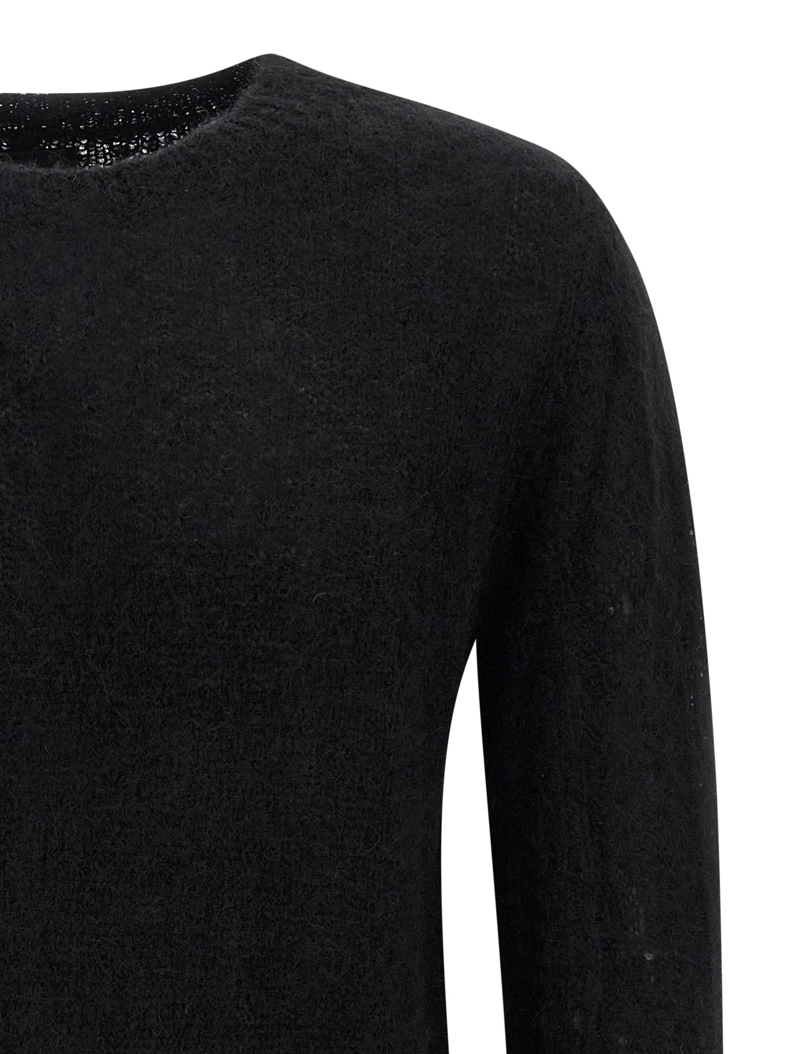 Black Wool Cardigan