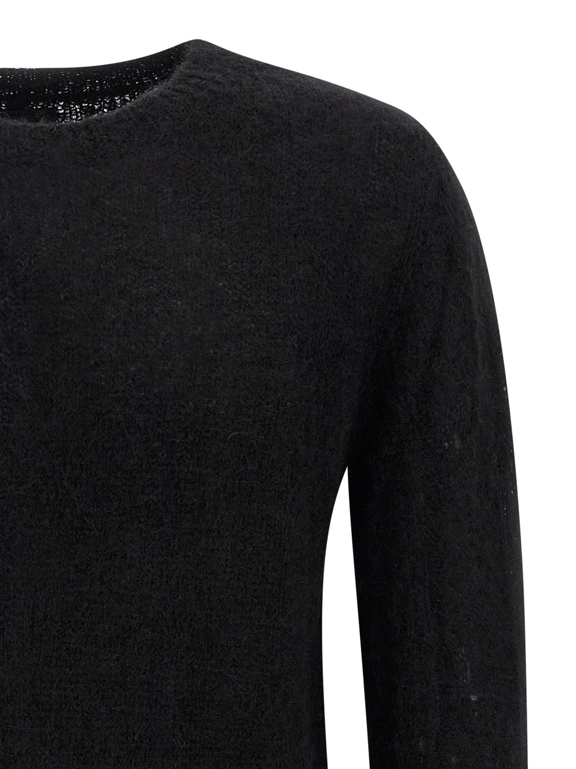 Black Wool Cardigan