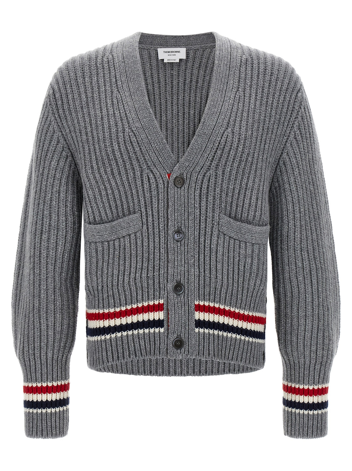 Gray Cashmere Cardigan