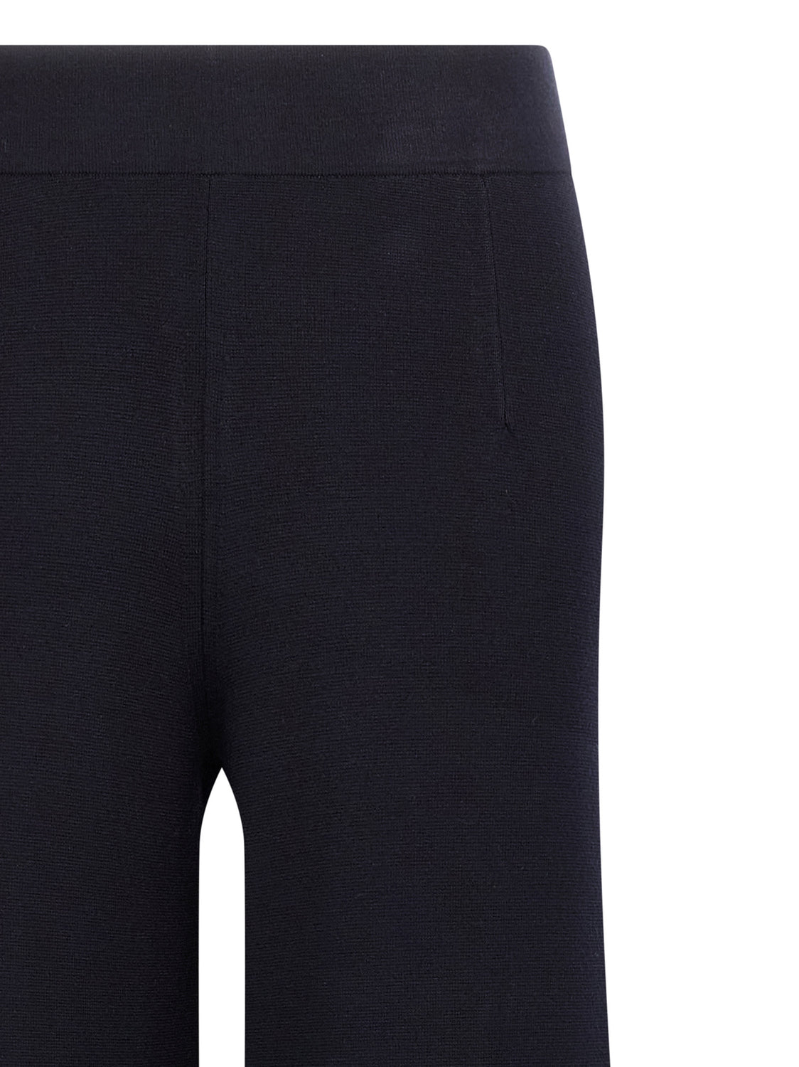 Blue Viscose Casual Pants