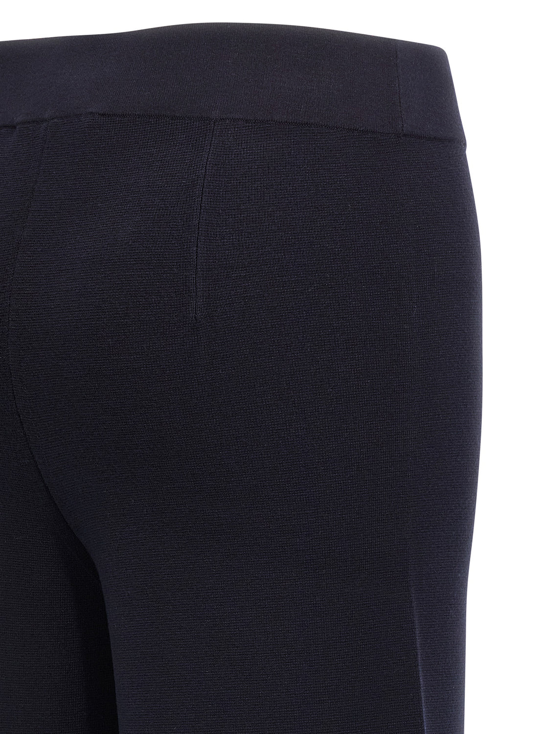 Blue Viscose Casual Pants