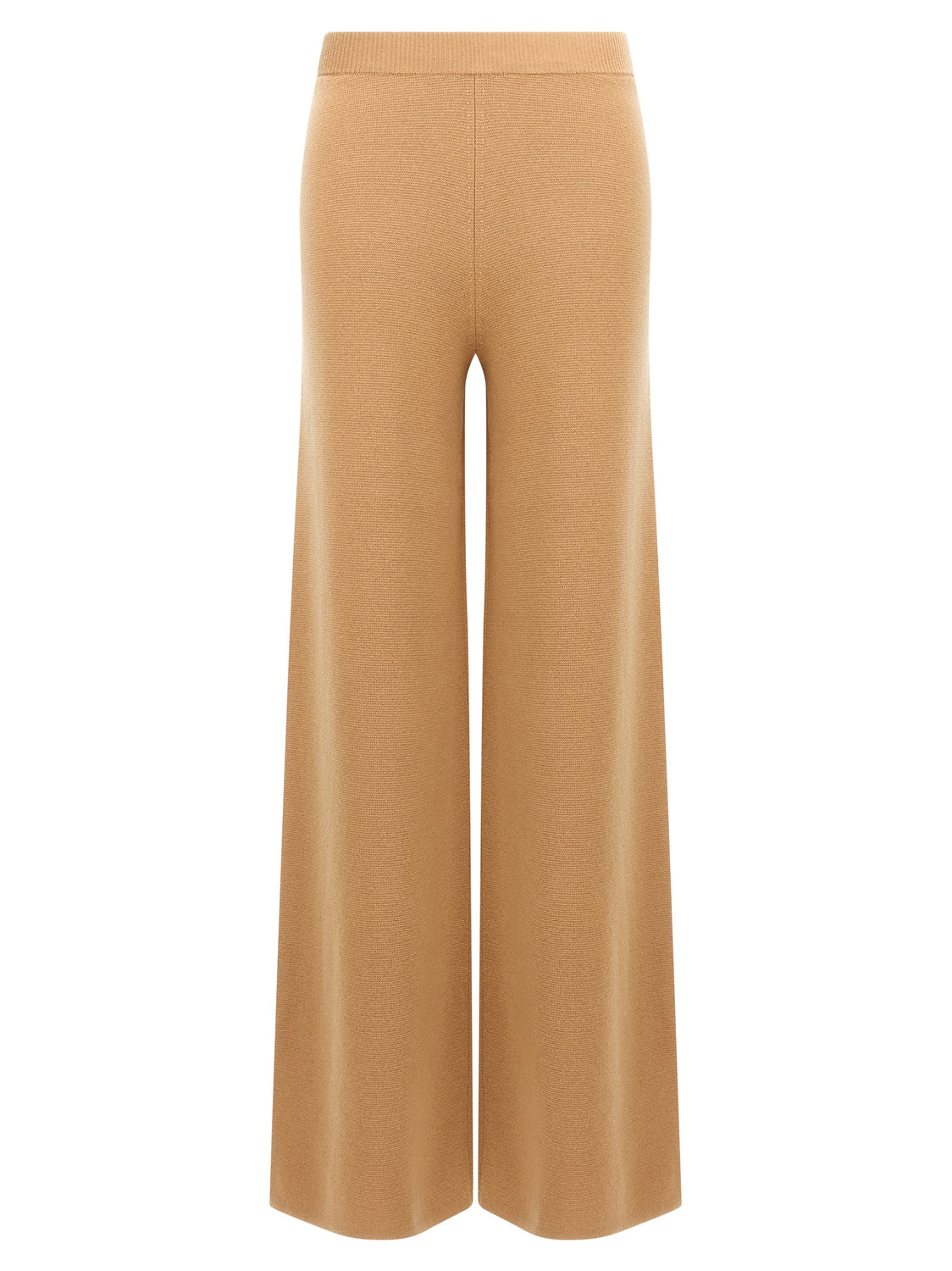 Brown Wool Casual Pants