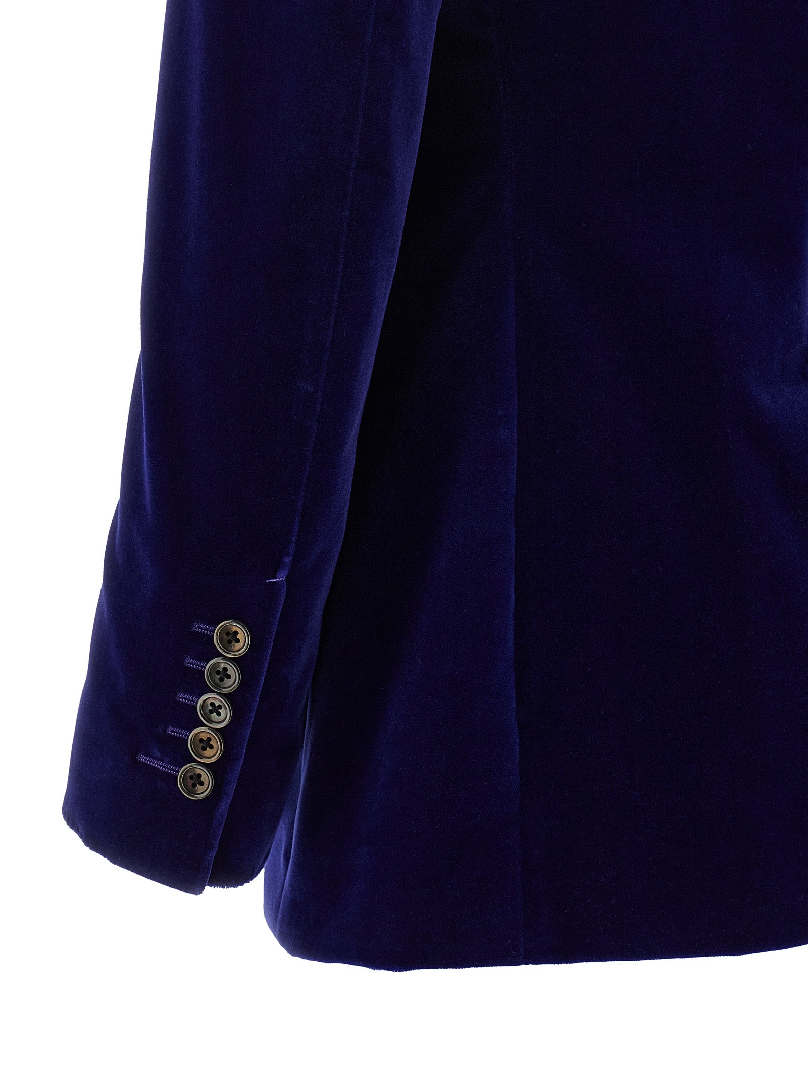 Blue Cotton Blazer