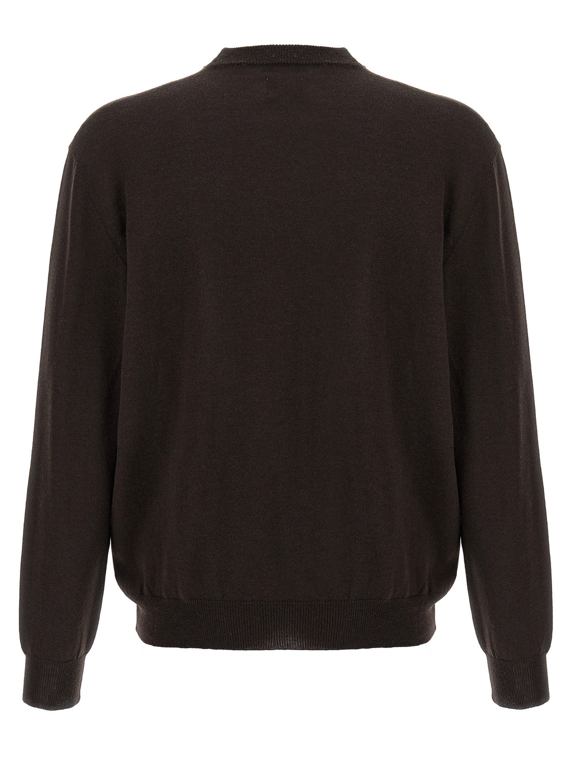 Brown Wool Cardigan