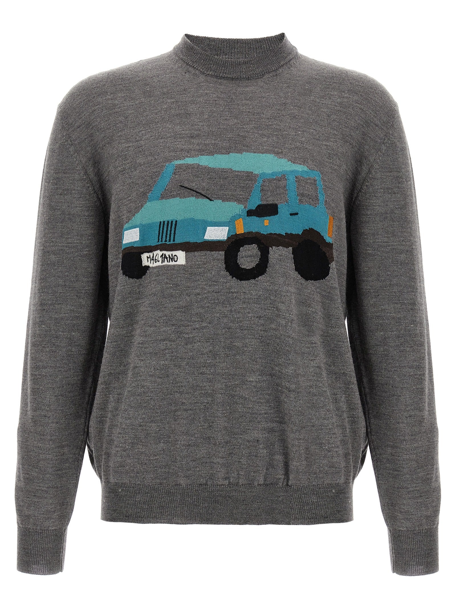 Gray Wool Cardigan
