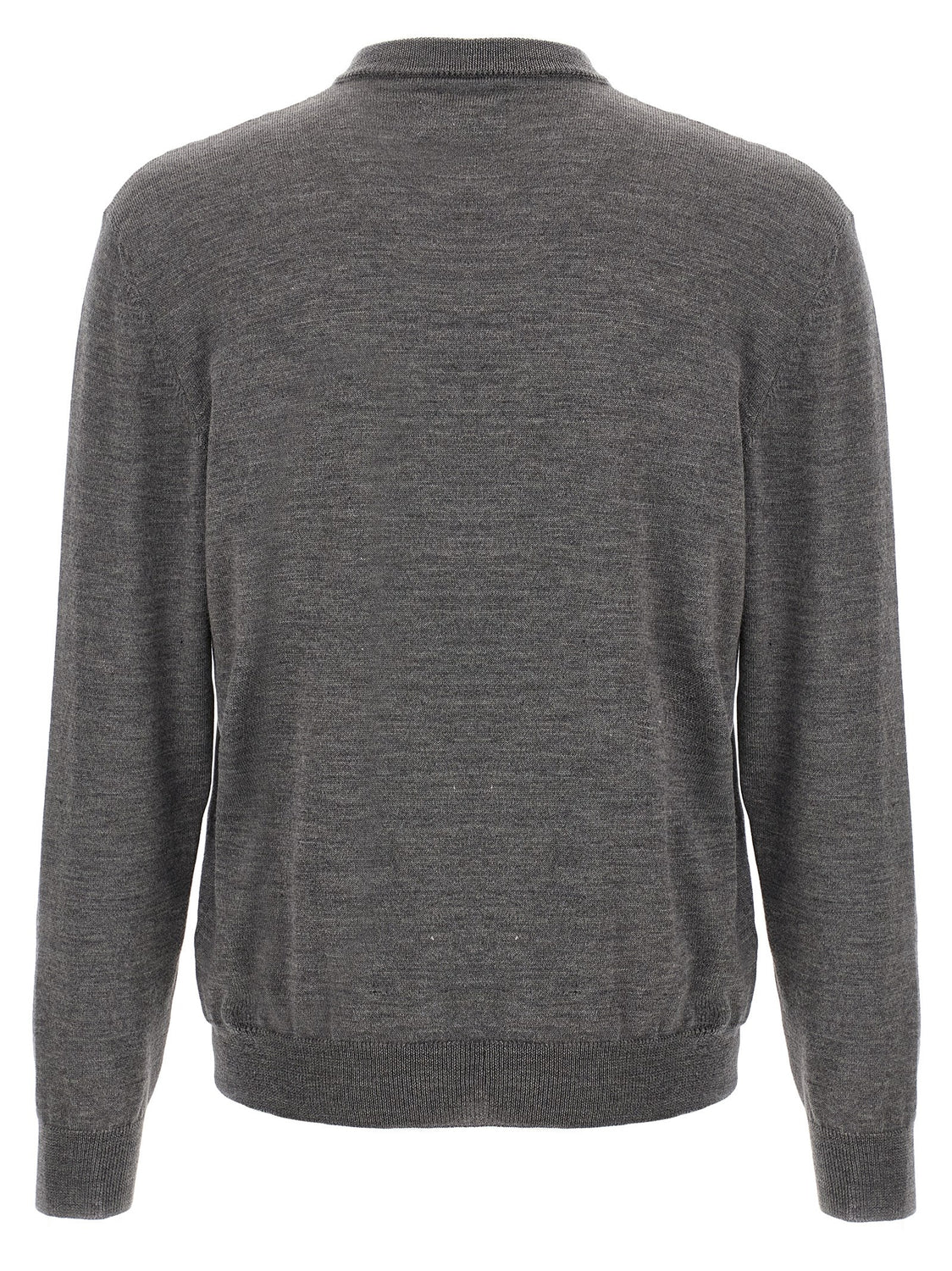Gray Wool Cardigan