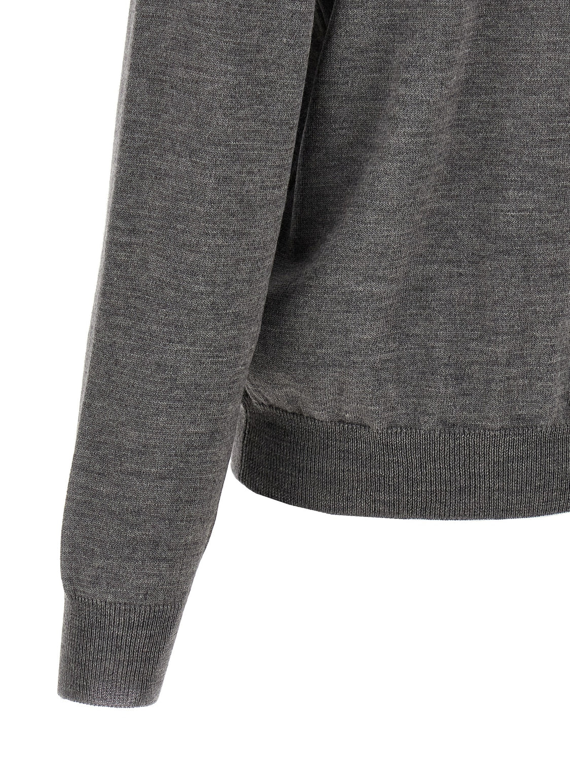 Gray Wool Cardigan