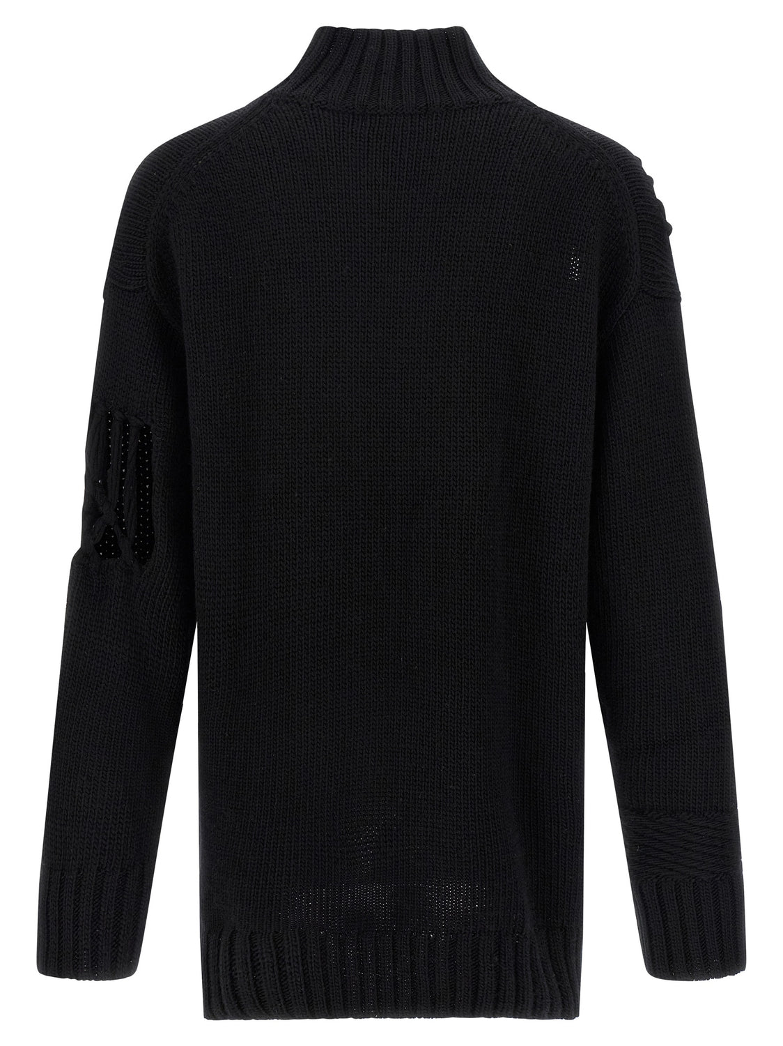 Black Wool Cardigan