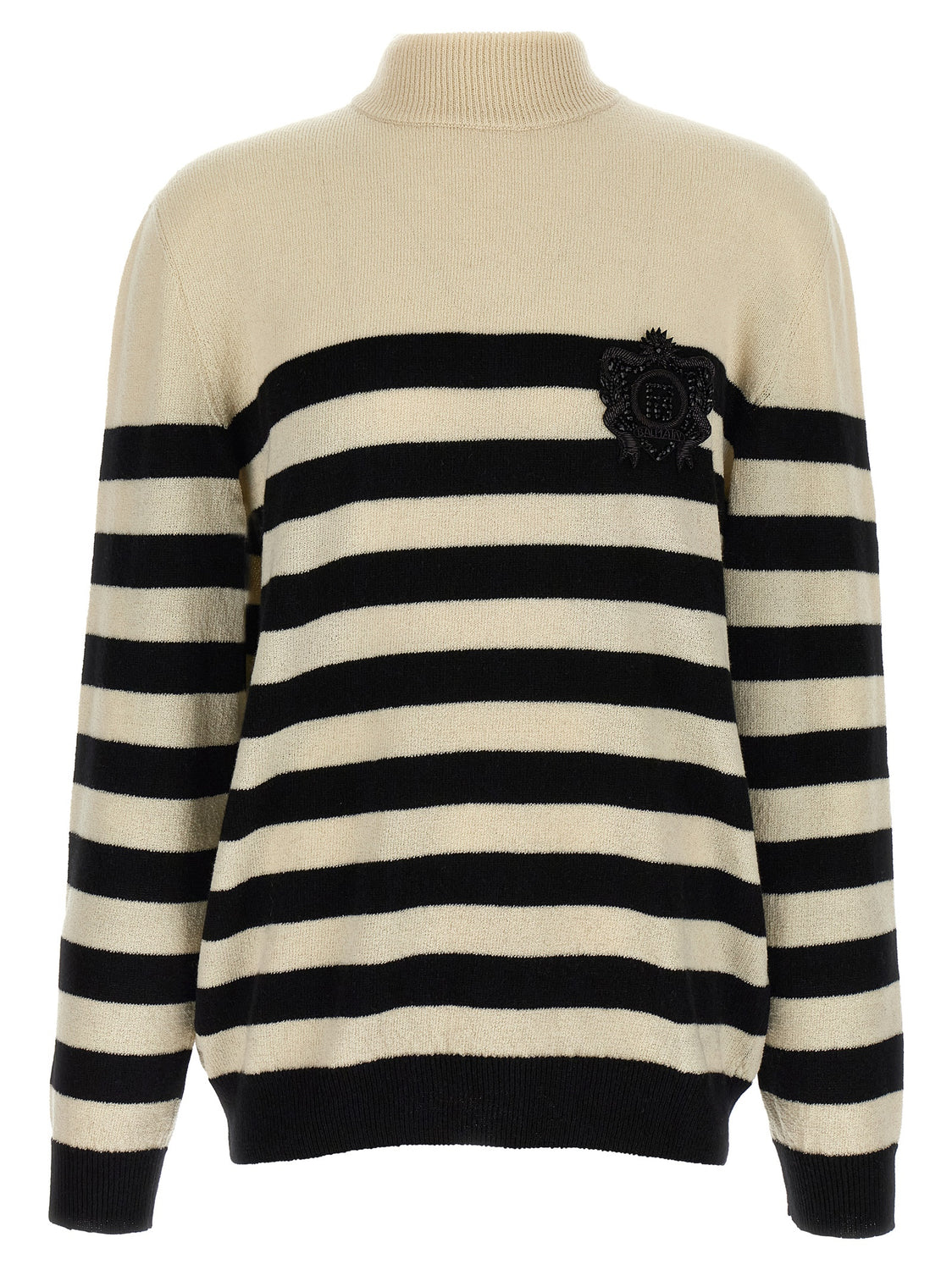 Bicolor Wool Cardigan