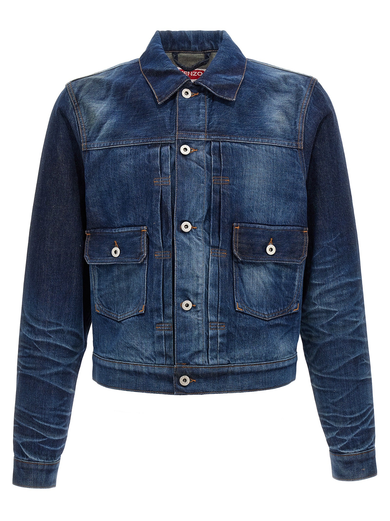 Blue Cotton Denim Jacket