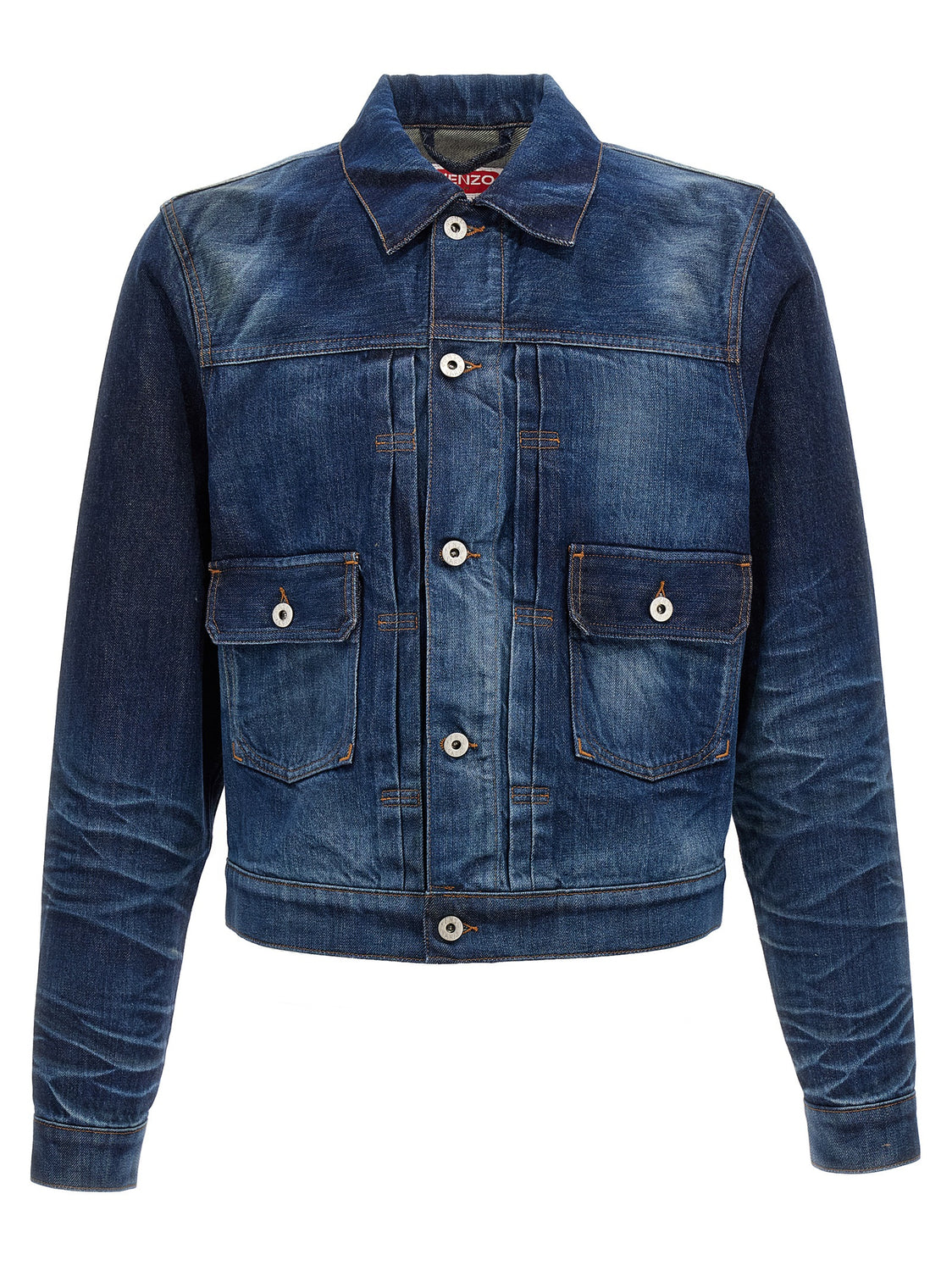 Blue Cotton Denim Jacket