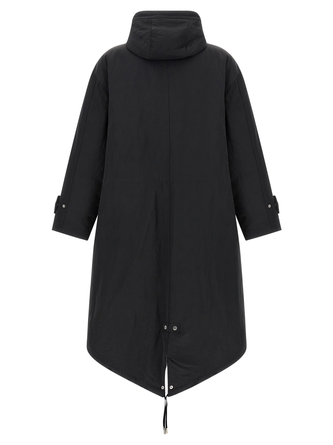 Gray Polyamide Parka