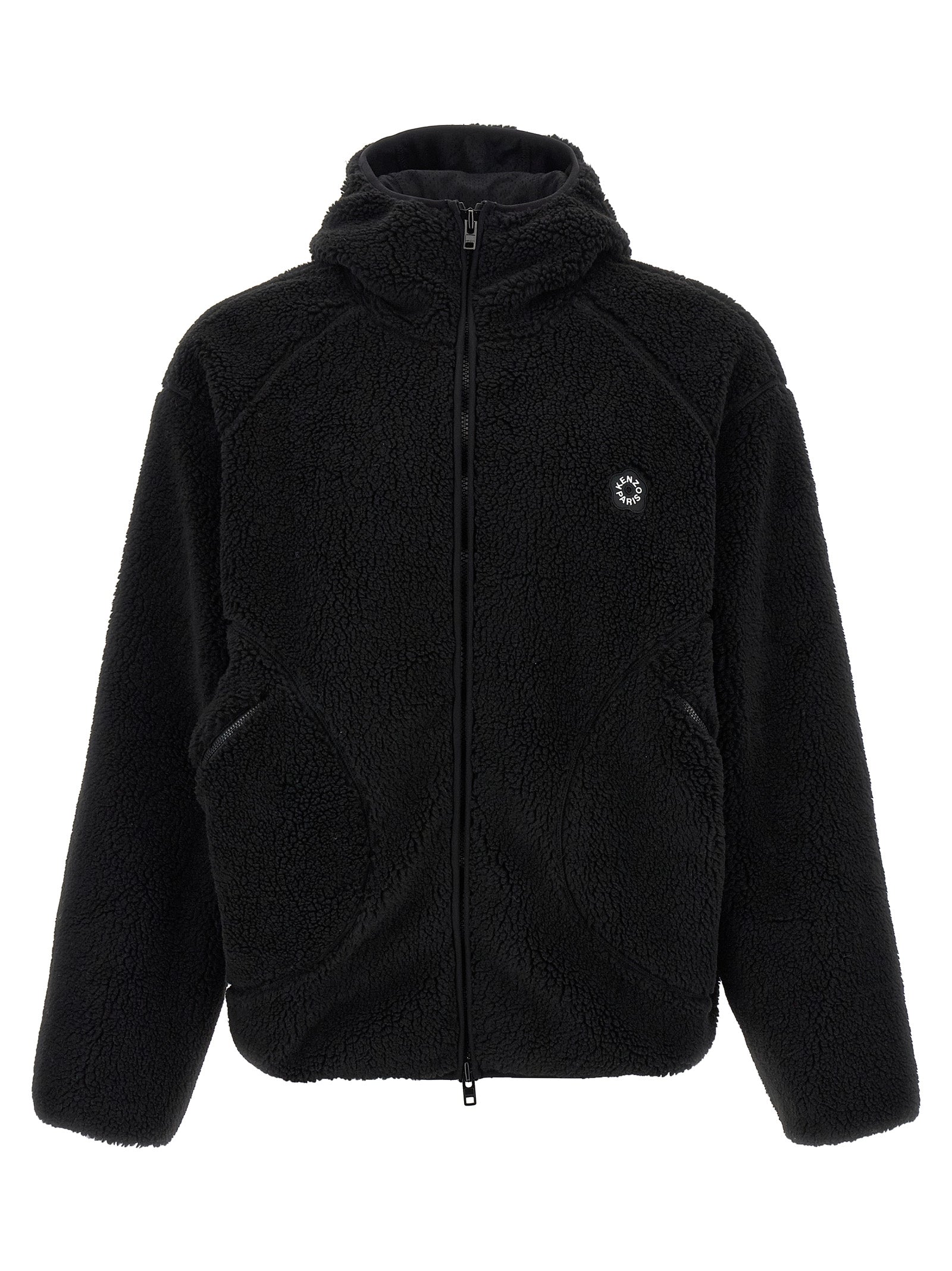 Black Polyester Sweatshirt