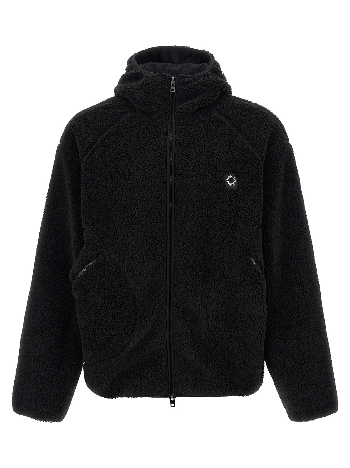 Black Polyester Sweatshirt
