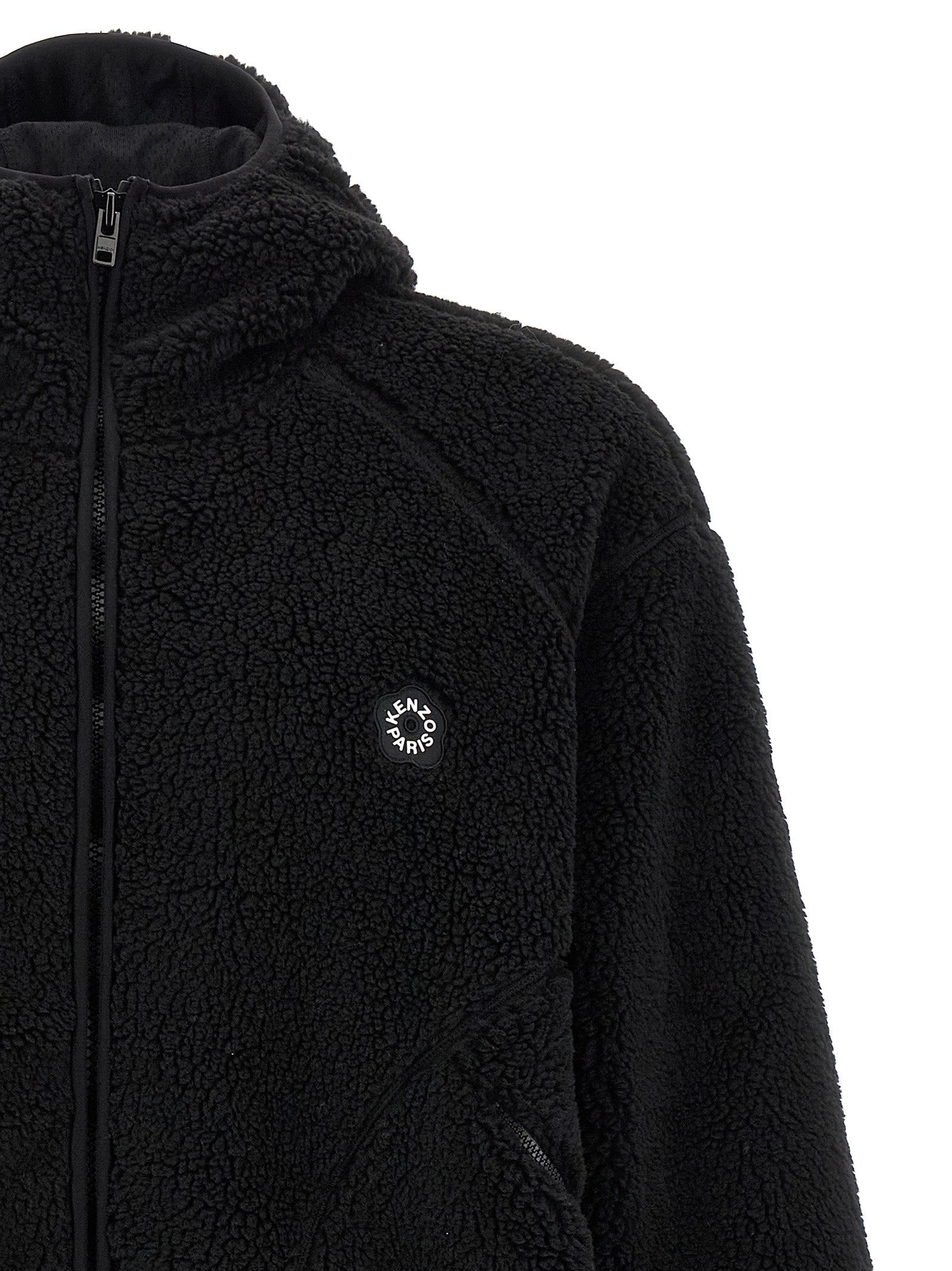Black Polyester Sweatshirt