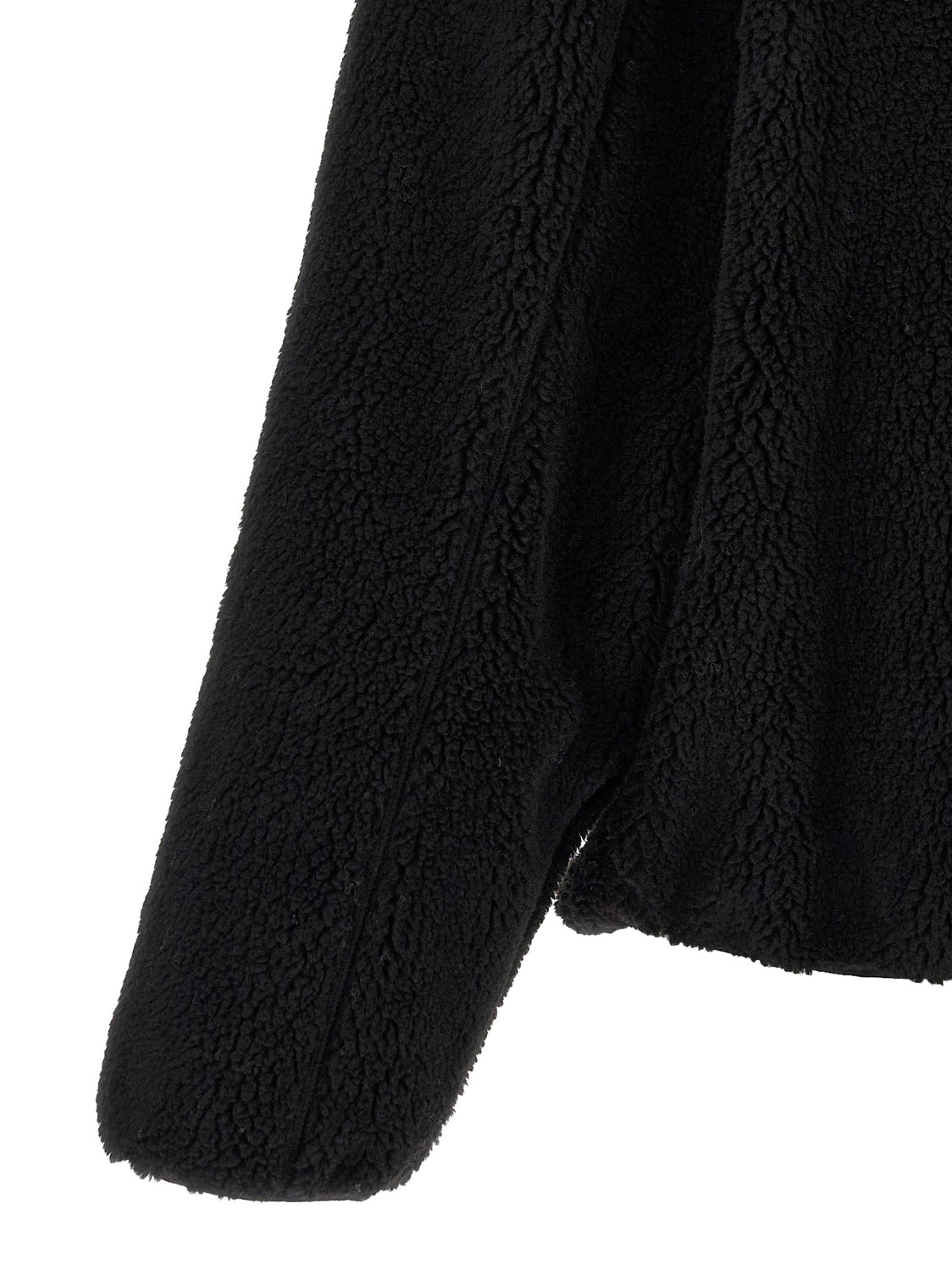 Black Polyester Sweatshirt