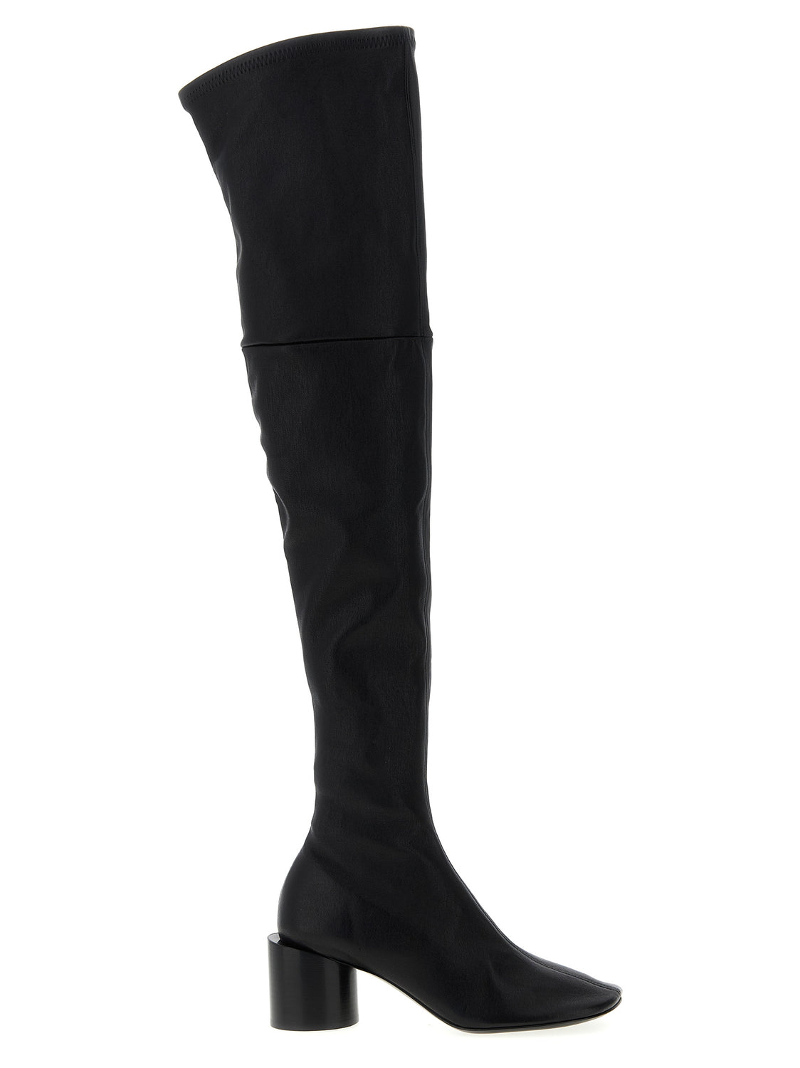 Black Leather Over The Knee
