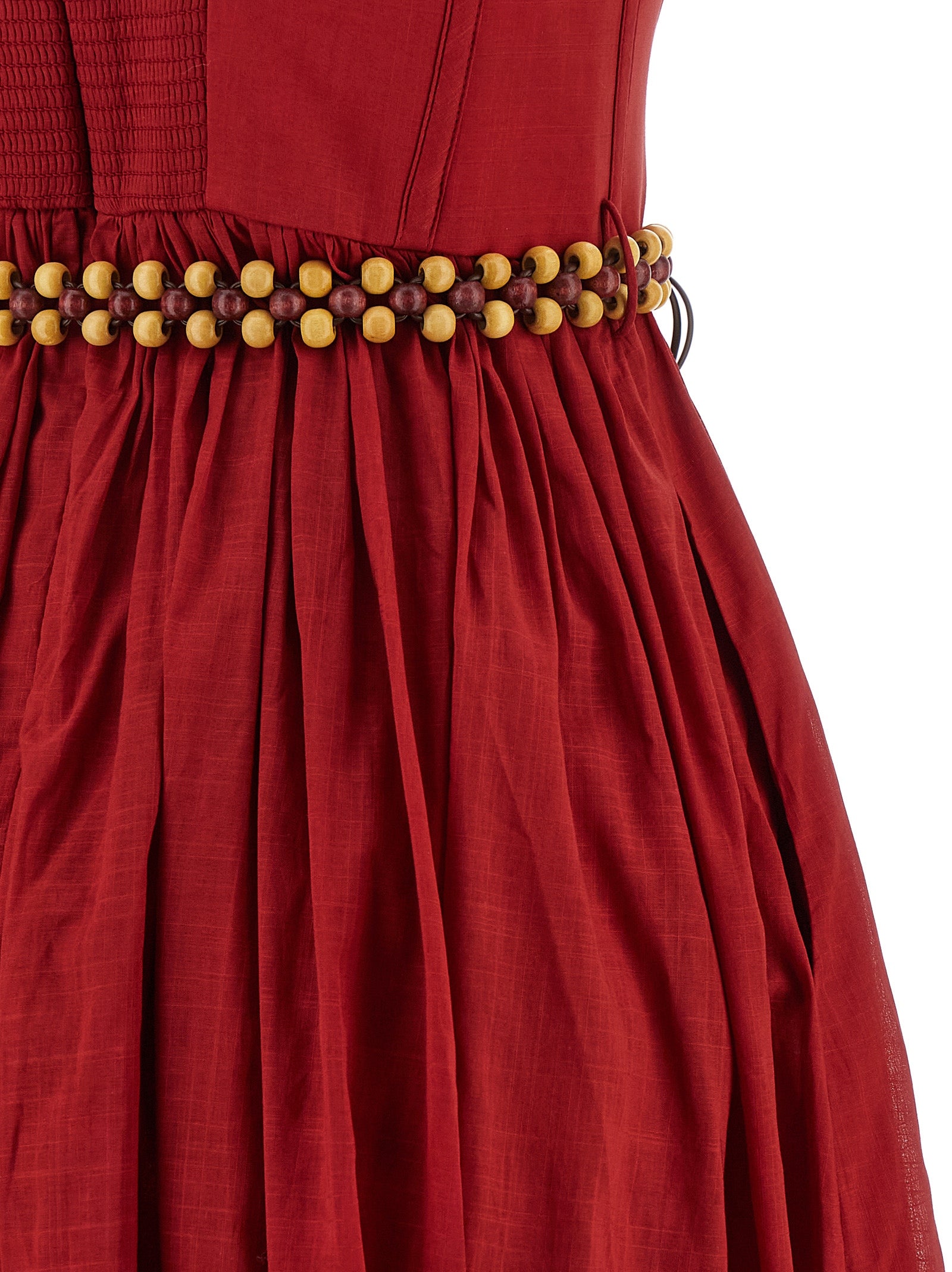 Multicolor Cotton Midi Dress
